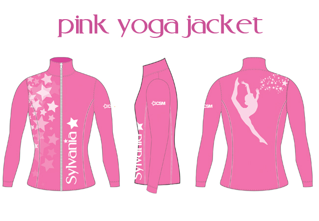 Sylvania Physie Club Uniform Pink Yoga Jacket